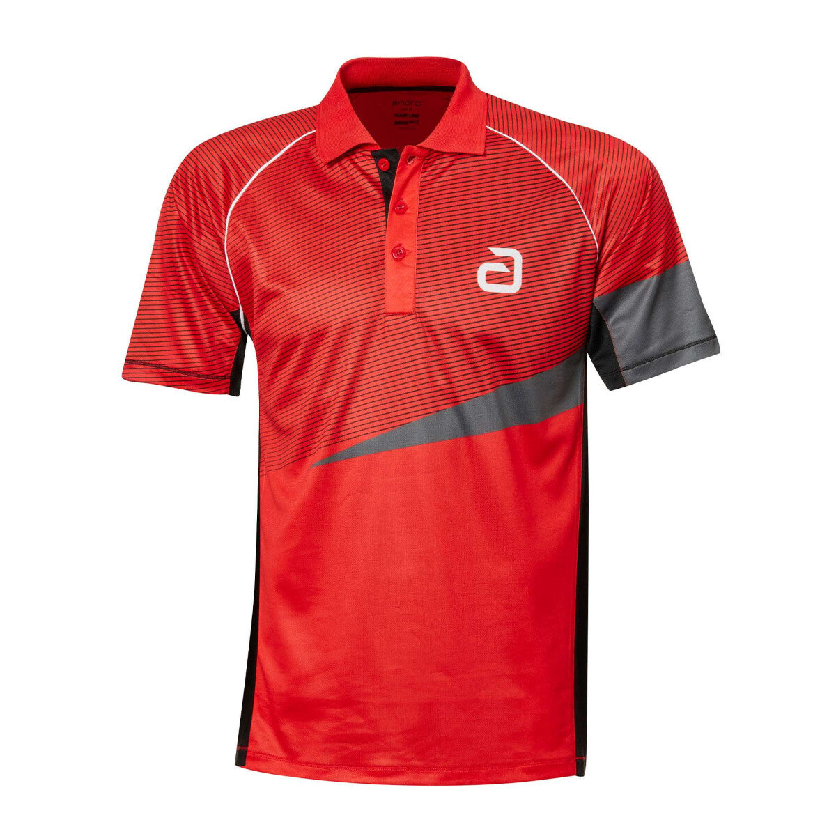 andro Shirt Tilston rot/schwarz