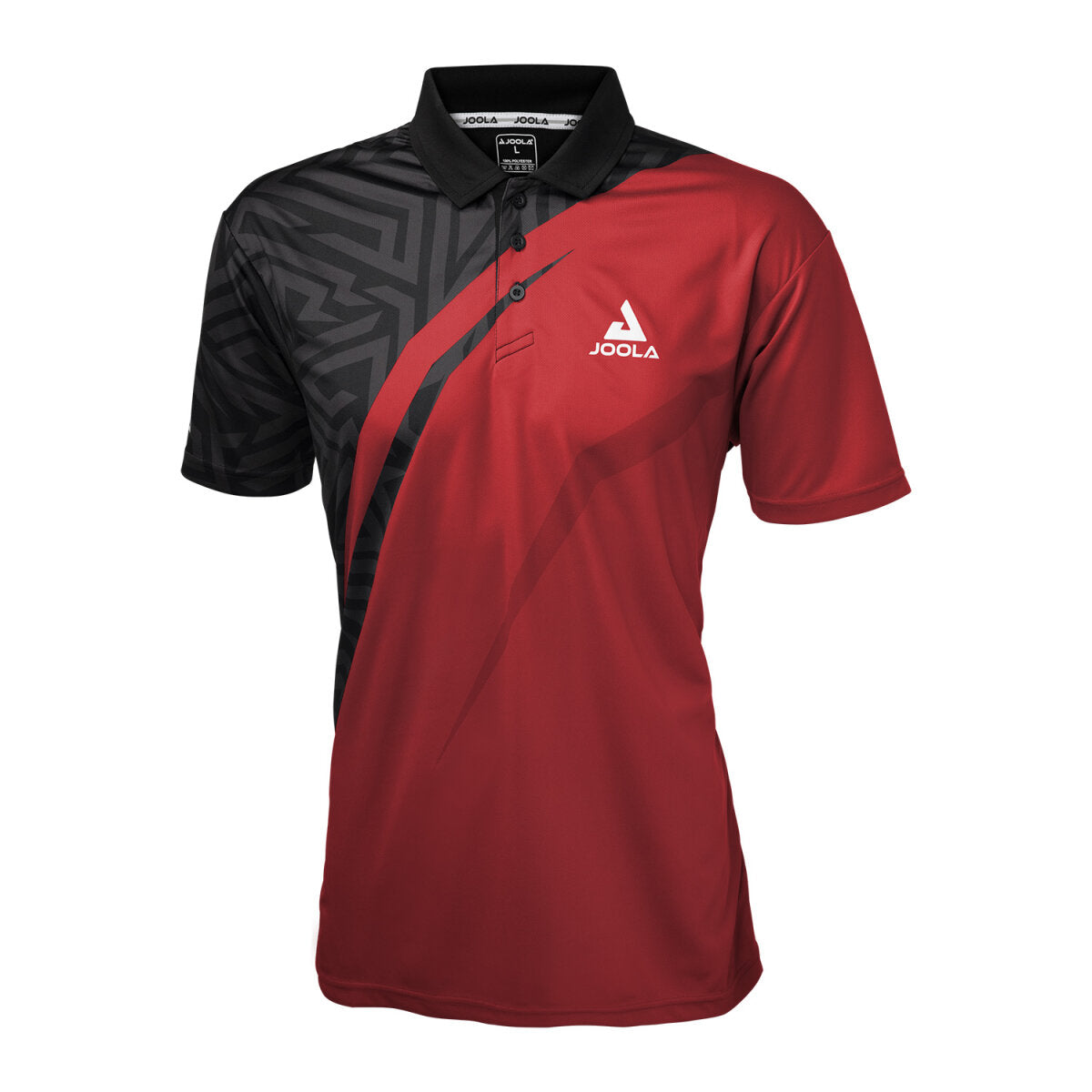 JOOLA Polo-Shirt SYNERGY rot/schwarz
