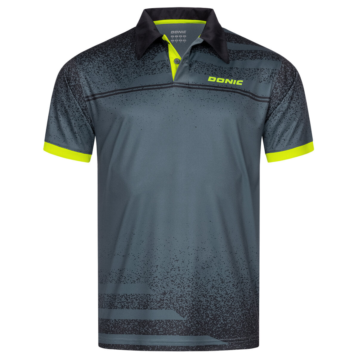 Donic Polo-Shirt RAFTER KIDS anthrazit-schwarz
