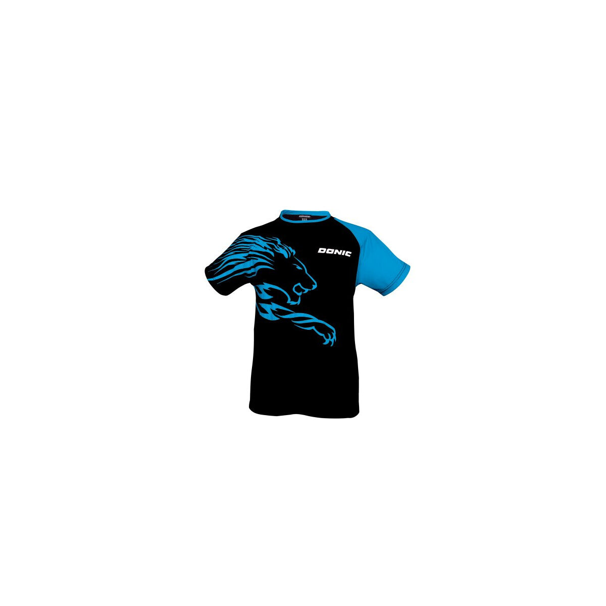 Donic T-Shirt LION schwarz-cyan