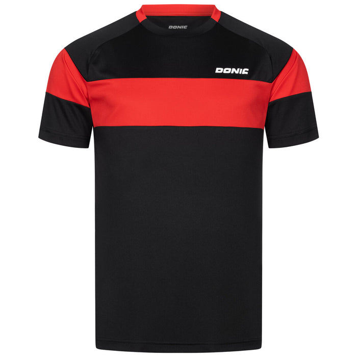 Donic T-Shirt Kids SLATE schwarz/rot