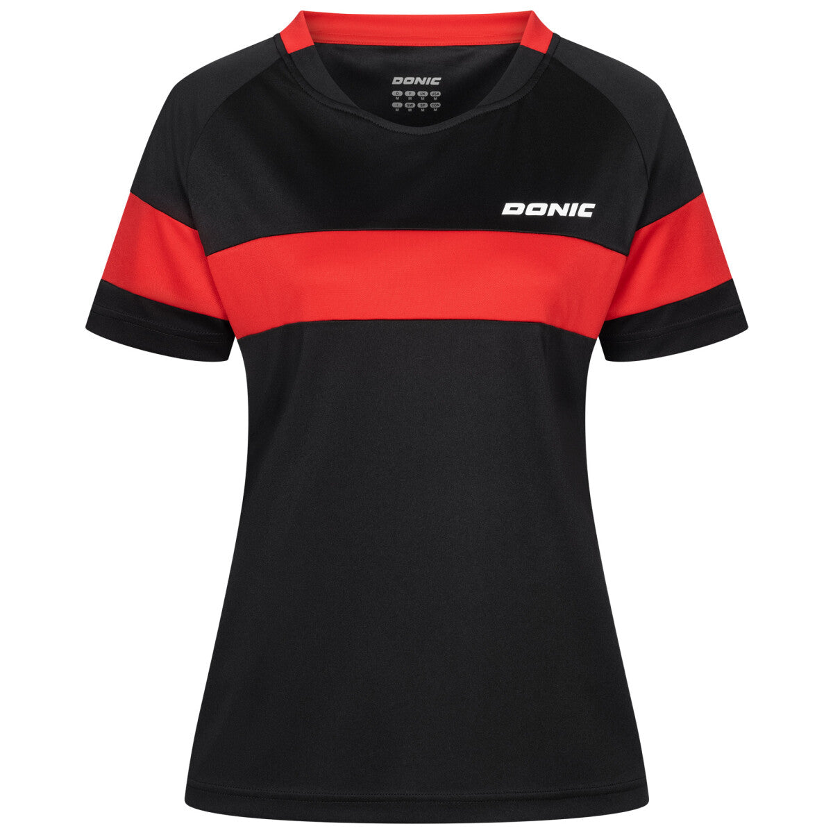 Donic Ladies' Shirt NITRO schwarz/rot