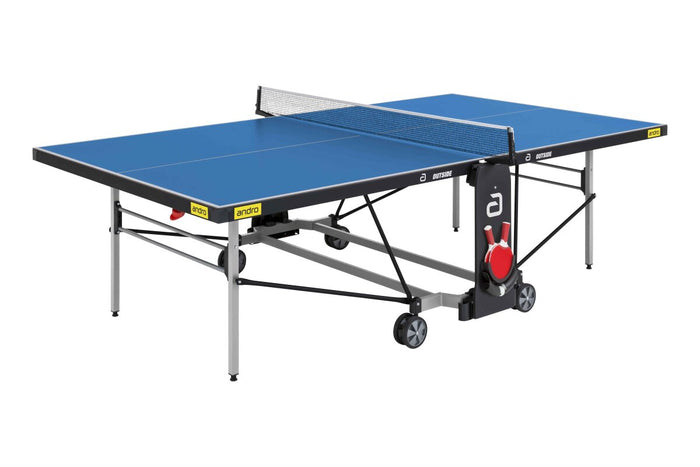 andro Tischtennisplatte OUTSIDE blau Compact