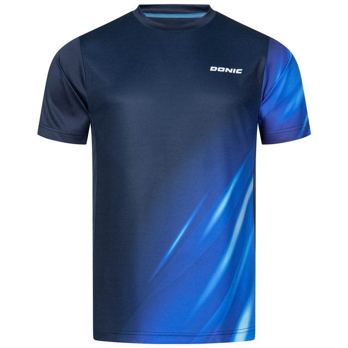 Donic T-Shirt DROP marine/cyanblau