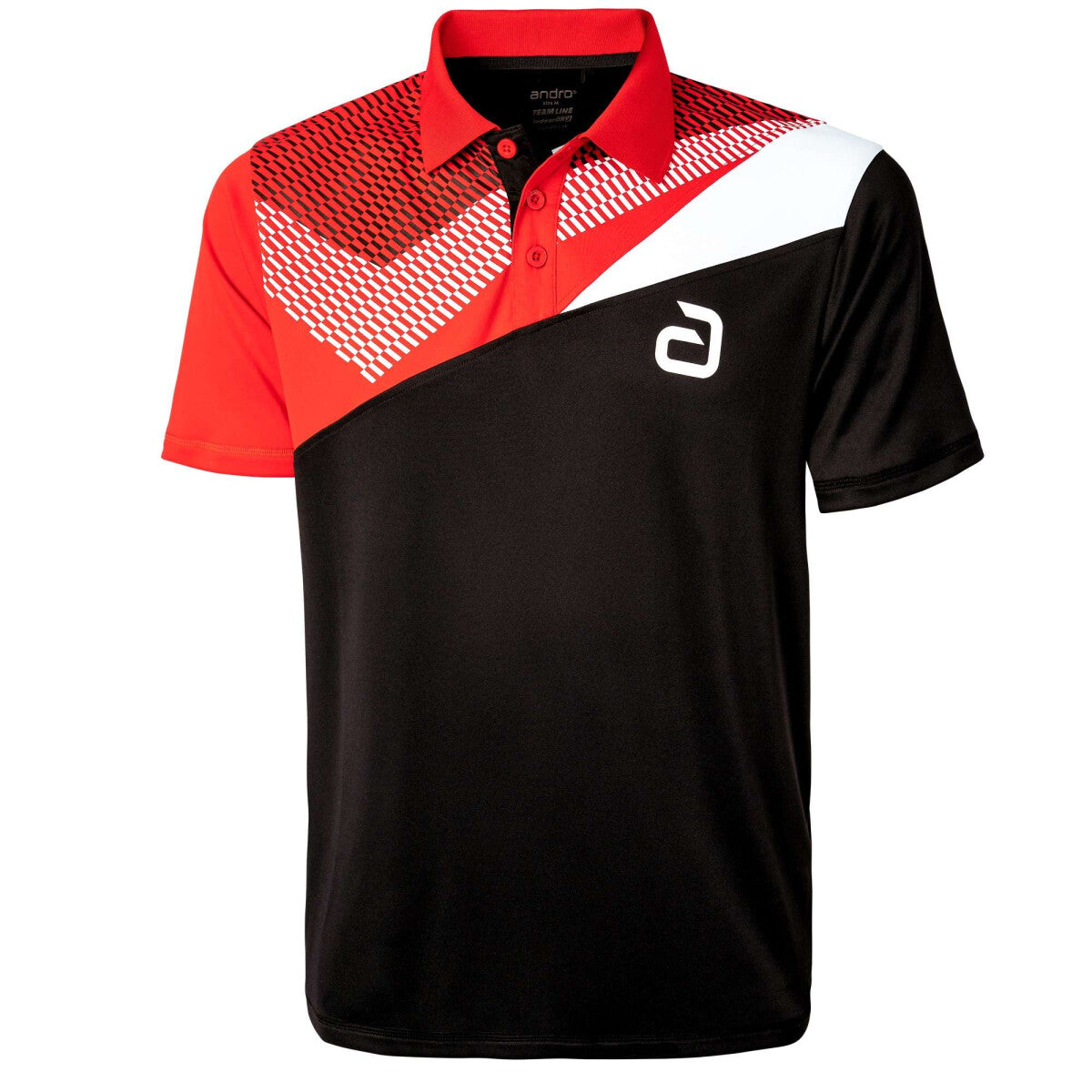 andro Shirt Lavor schwarz/rot