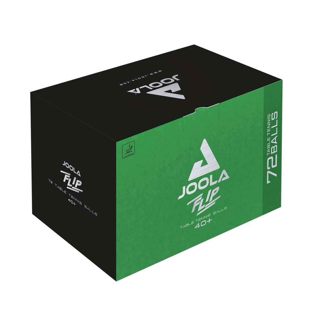 JOOLA Ball TRAINING 40+ weiß 144er Pack inkl. Kiste