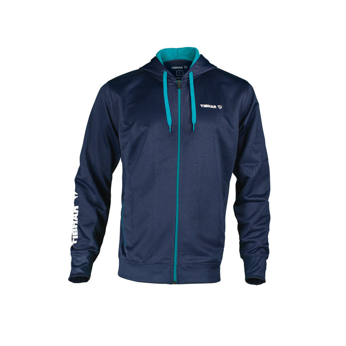 Tibhar Hoodie MUNDO/WORLD marine/petrol