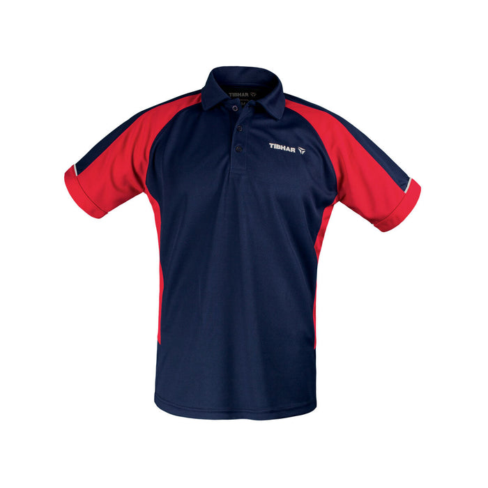 Tibhar Polo-Shirt MUNDO marine/rot
