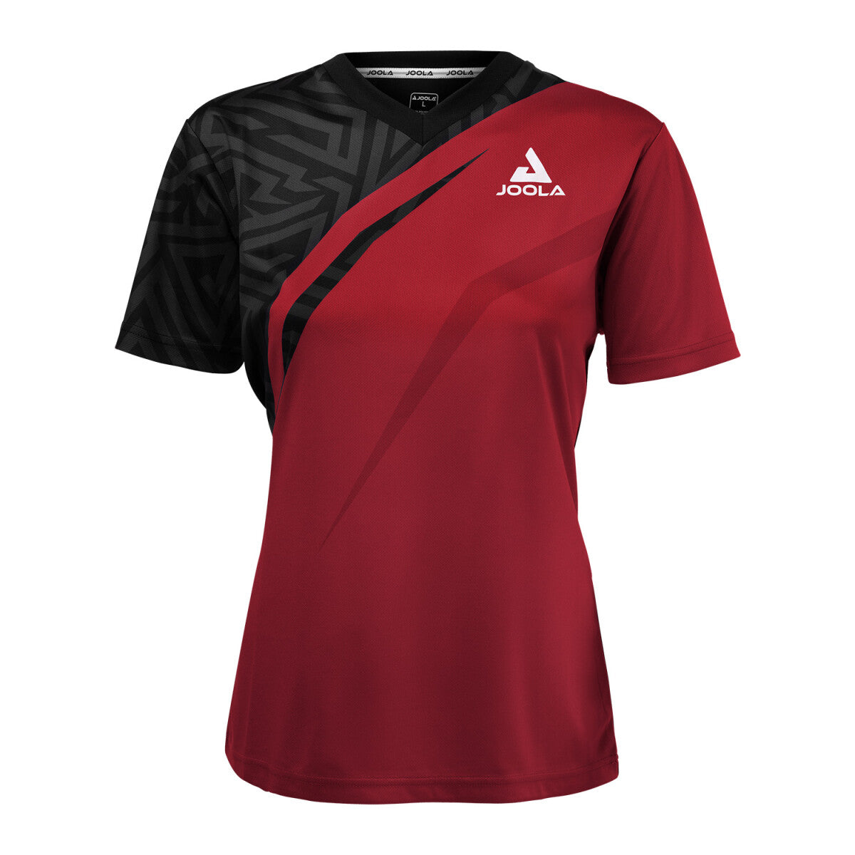 JOOLA V-Shirt SYNERGY Lady rot/schwarz