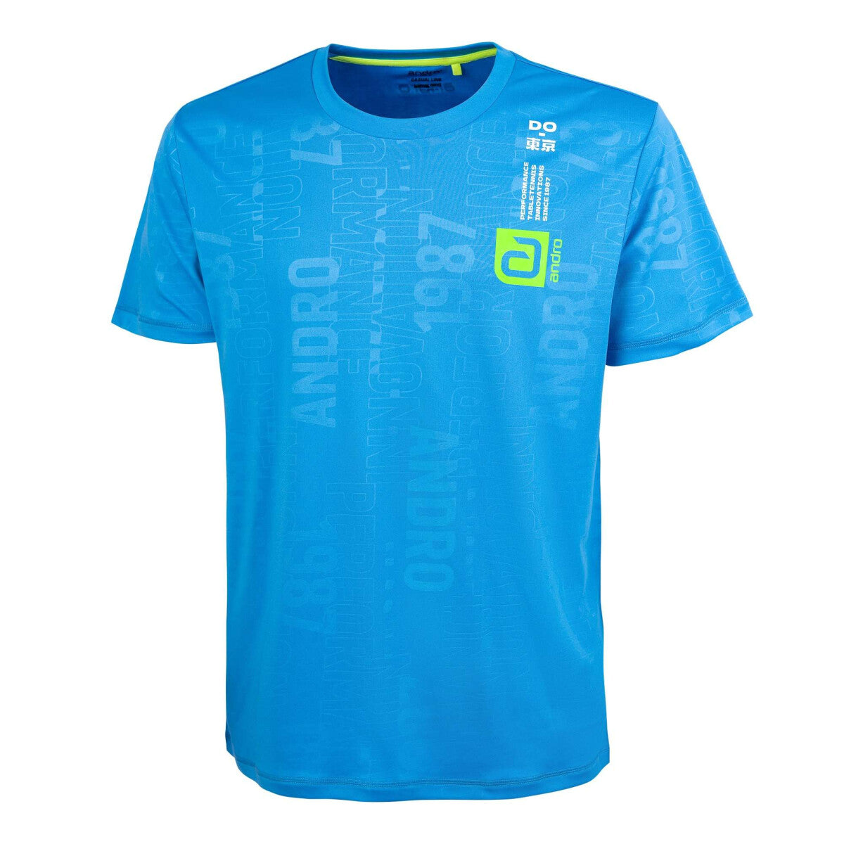 andro Shirt Dexar blau/grün