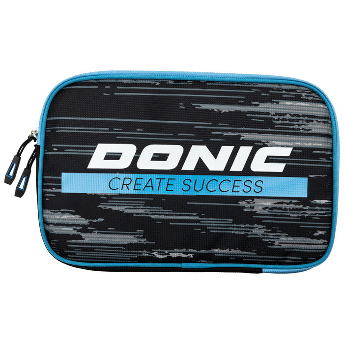 Donic Doppelhülle POP schwarz-cyanblau
