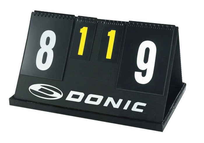 Donic Score Counter Match Number Set 0 - 21 / Sets 0 - 5 / Time Out Cards