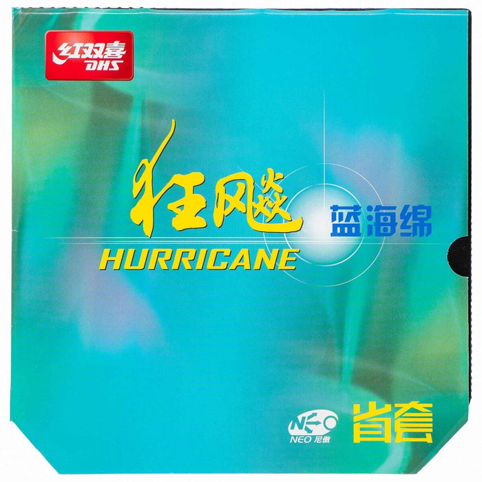DHS Belag Hurricane NEO 3 Provincial Mid/Hard 39°, schwarz 2.15mm