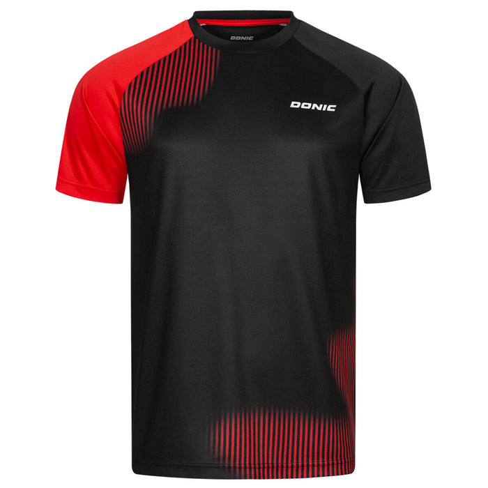 Donic T-Shirt PEAK KIDS black-red