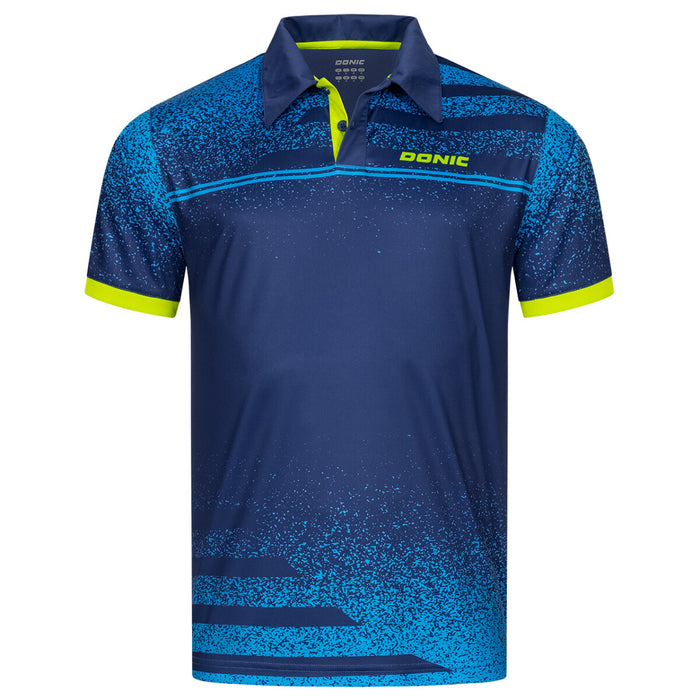 Donic Polo-Shirt RAFTER KIDS marine-cyanblau