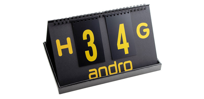 andro Spielstandsanzeiger Scorer schwarz/gelb