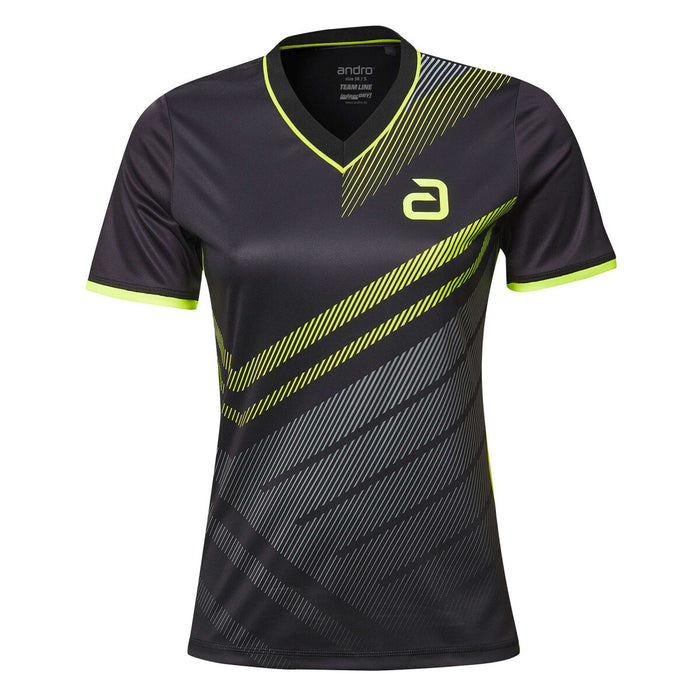 andro Shirt Liska Women black/yellow