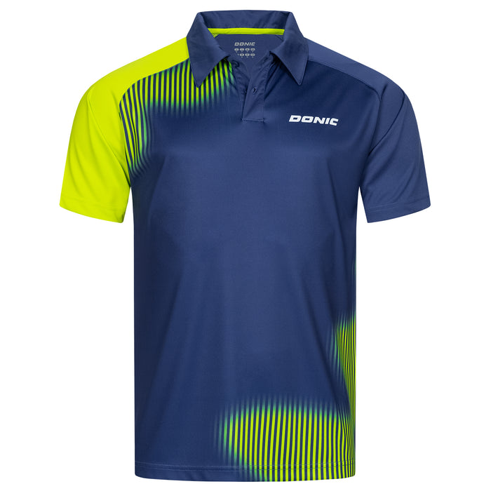 Donic Polo-Shirt CALIBER marine-lime