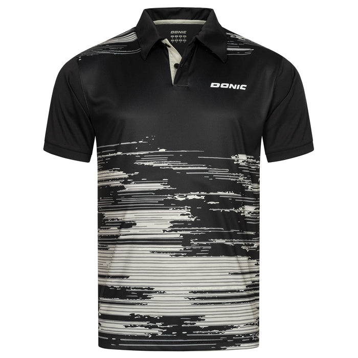 Donic Polo-Shirt EFFECT schwarz-grau